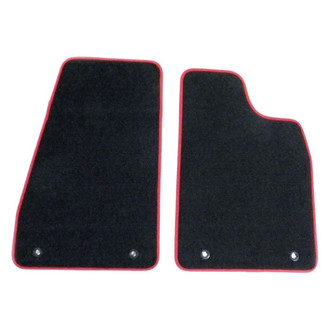 Mopar® - 1st Row Black Carpet Floor Mats