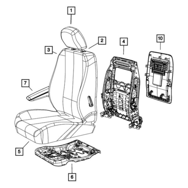 Mopar® - Seat Armrest