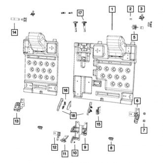 Mopar® - Seat Armrest Cover