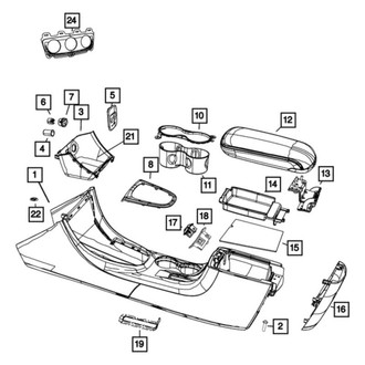 Chrysler OE - Convertible Top Switch Bracket