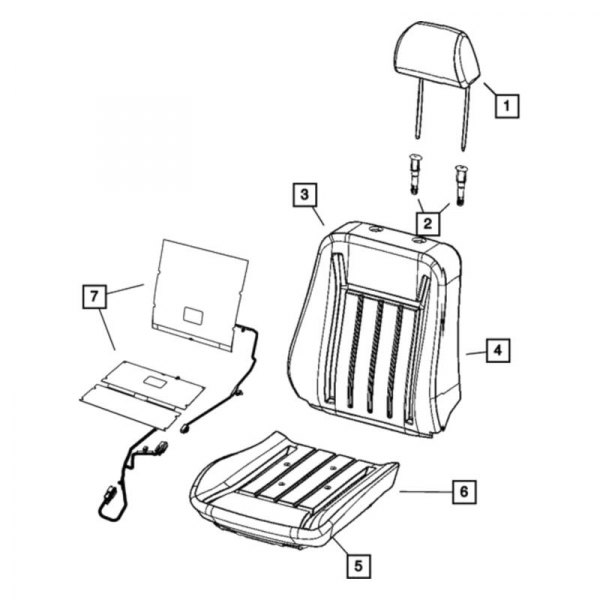 Mopar® - Headrest Sleeve