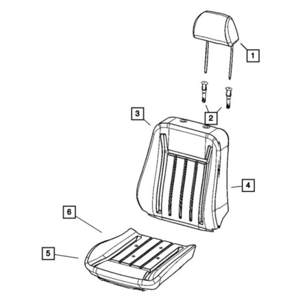 Mopar® - Headrest Sleeve