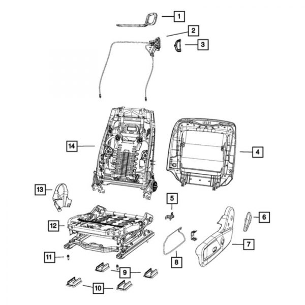 Mopar® 1UV47XDVAA - Guide