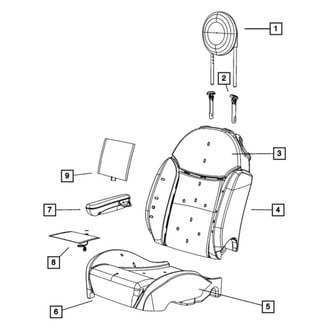 Mopar® - Seat Back Cover