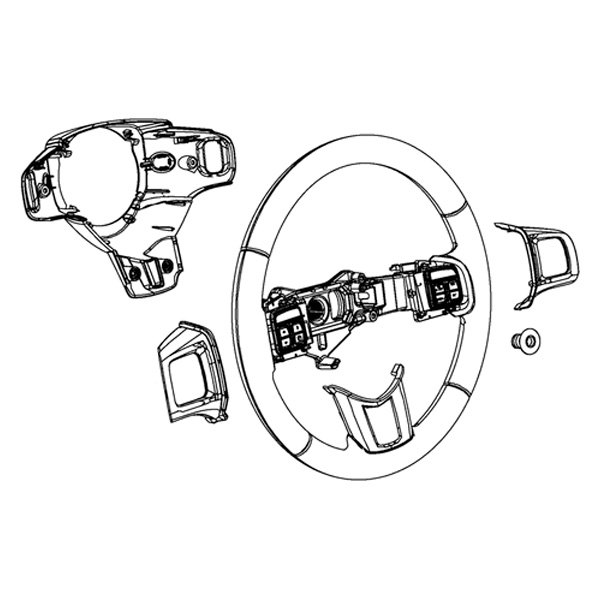 Mopar® - Steering Wheel Back Cover