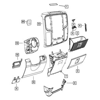 Ram OE - Seat Storage Drawer