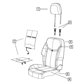 Chrysler OE - Front Seat Cover