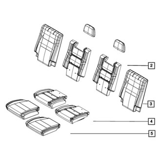 Dodge OE - Rear Headrest