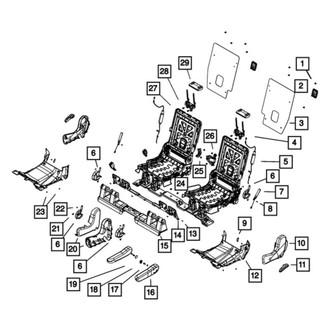 Mopar® - Seat Recliner Handle