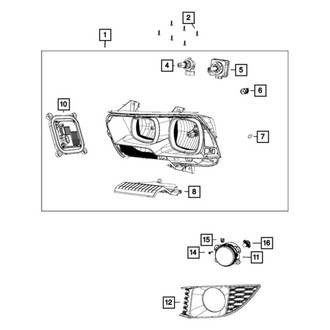 Mopar® - Replacement Headlight