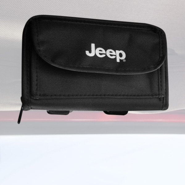 Mopar® - Sunglass Holder and Storage Pouch with Logo for Jeep