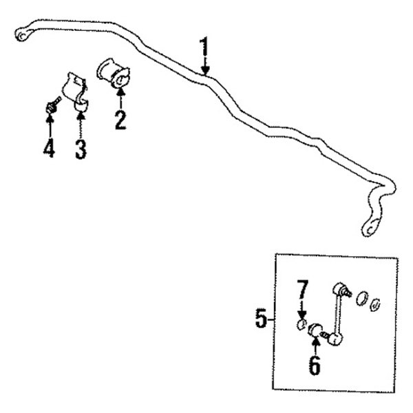 Mopar® - Front Stabilizer Bar Link