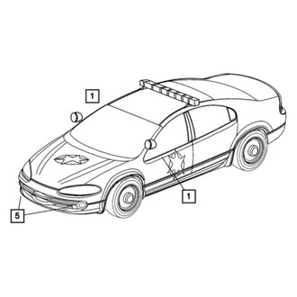 Mopar® - Driver Side Replacement Fog Light