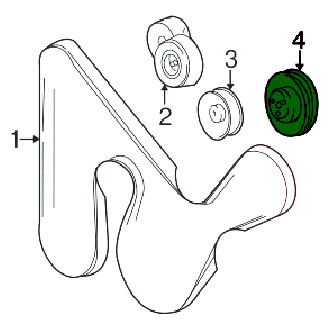 Mopar® - Water Pump Pulley