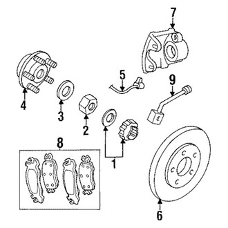 Mopar® - Front Passenger Side Brake Hydraulic Hose