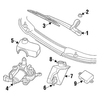 Mopar® - Windshield Wiper Motor