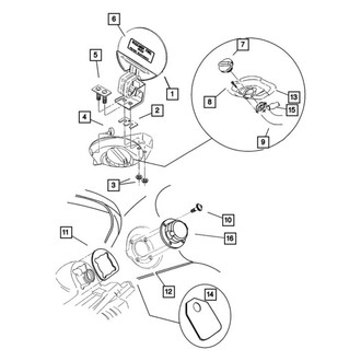 Mopar® - Fuel Filler Door Shim