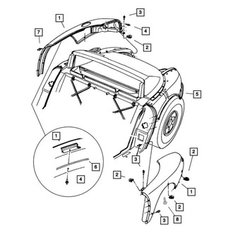 Mopar® - Quarter Panel Seal