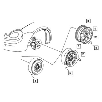 Mopar® - Factory Wheel