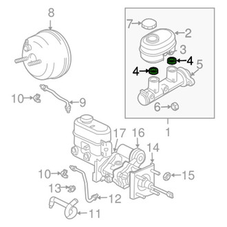 Mopar® - Brake Master Cylinder Grommet