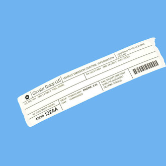 Mopar® - Vehicle Emission Control Information Label