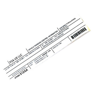 Ram OE - Emission Label
