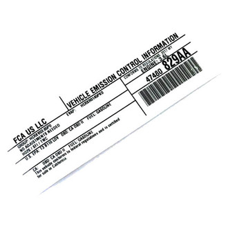 Dodge OE - Emission Label