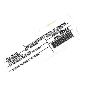 Dodge OE - Emission Label