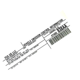 Dodge OE - Emission Label