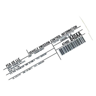 Dodge OE - Emission Label