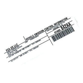 Dodge OE - Emission Label