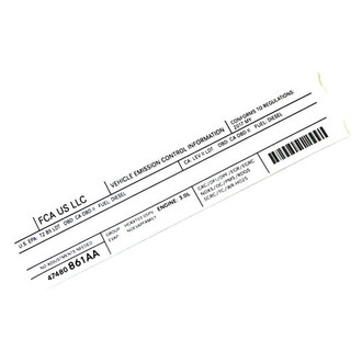 Ram OE - Emission Label