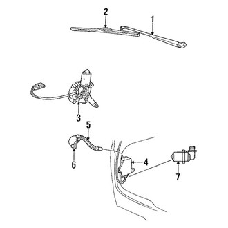Mopar® - Passenger Side Windshield Wiper Blade Refill