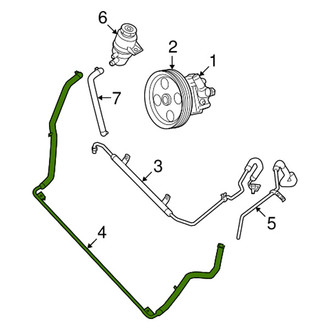 Mopar® - Power Steering Return Line Hose Assembly