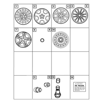 Mopar® - 16x4 Steel Factory Wheel