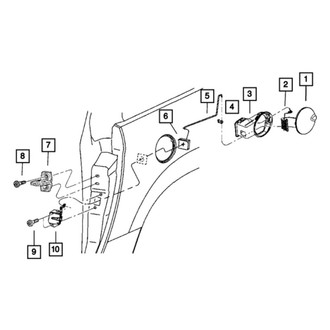Mopar® - Fuel Filler Door Spring