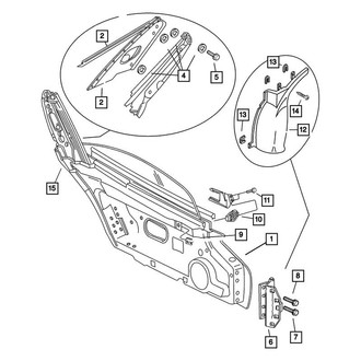 Mopar® - Hinge Cover