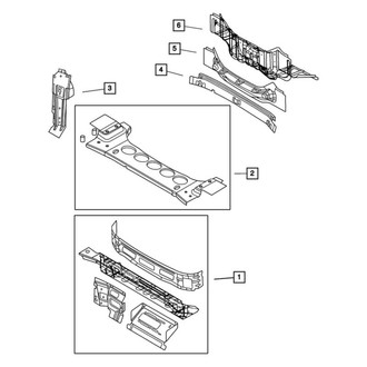 Mopar® - Trunk Opening Panel Reinforcement