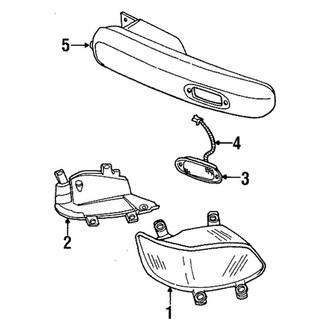 Mopar® - Passenger Side Replacement Tail Light