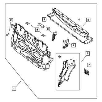 Chrysler OE - Partition Panel