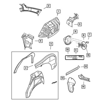 Mopar® - Rear Wheelhouse Shield