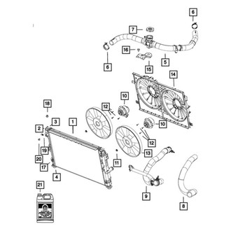 Mopar® - Engine Coolant Radiator Hose