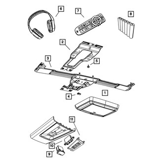 Mopar® - DVD Screen Bracket