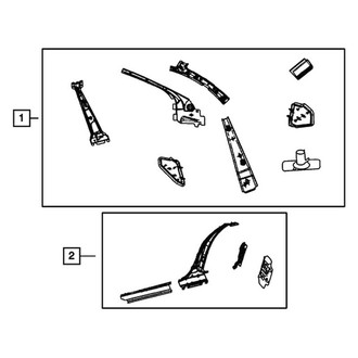 Mopar® - Driver Side Inner B-Pillar Reinforcement
