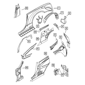 Mopar® - B-Pillar Reinforcement