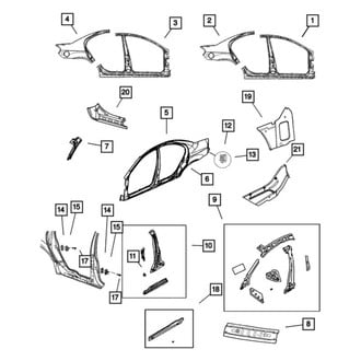 Mopar® - Rear Driver Side Quarter Panel