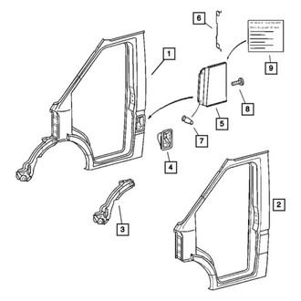 Mopar® - Fuel Door Bumpers