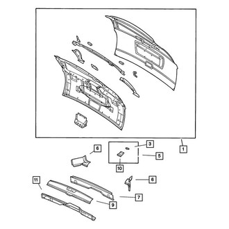 Mopar® - Liftgate Opening Panel