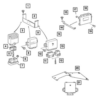 Mopar® - Anti-Theft Control Module Bracket