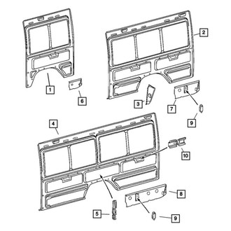 Mopar® - Driver Side Quarter Panel Reinforcement